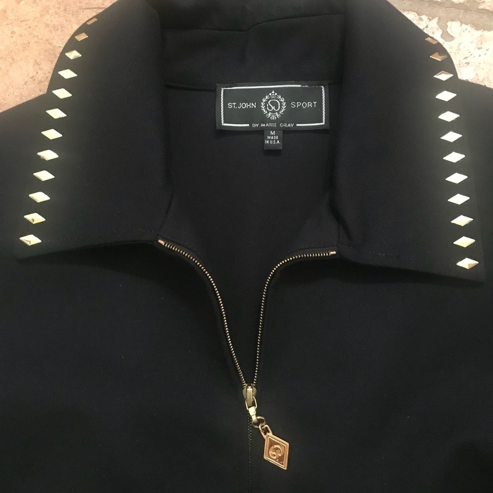 St. John Sport by Marie Gray Black Jacket